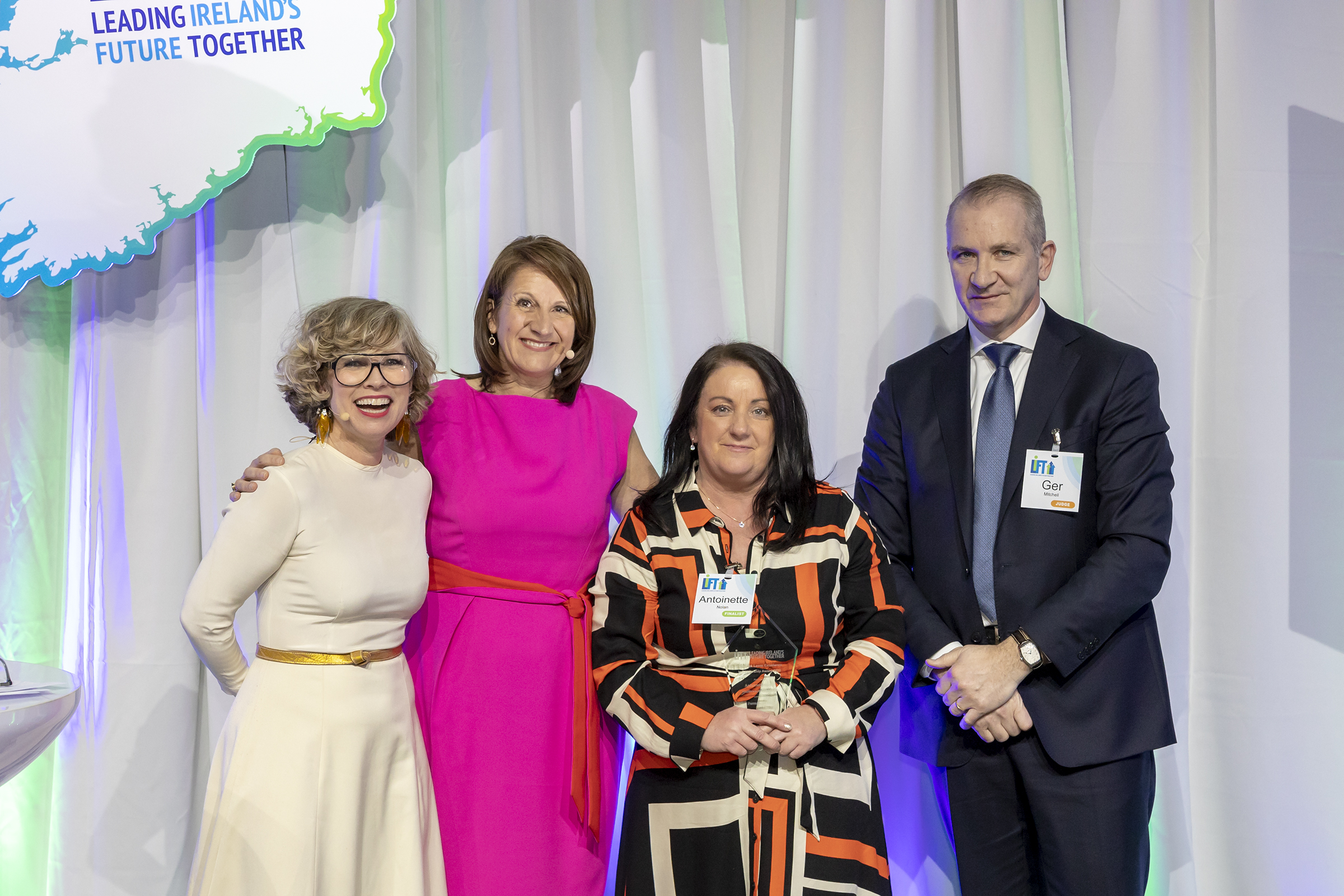 LIFT Awards 2022 – Dominick Lewis Award – Sonya, Joanne, Antoinette Nolan and Ger Mitchell